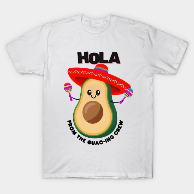 Funny Avocado T-Shirt by Fj Greetings